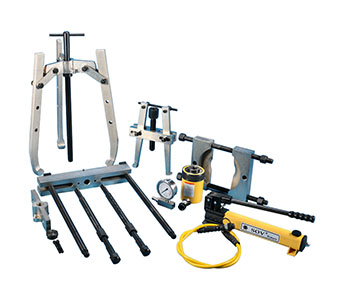 Multi function hydraulic puller sets