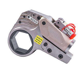 Hexagon cassette hydraulic torque wrenches (Al-Ti alloy)