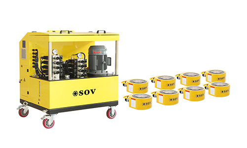 Synchronous hydraulic lifting system
